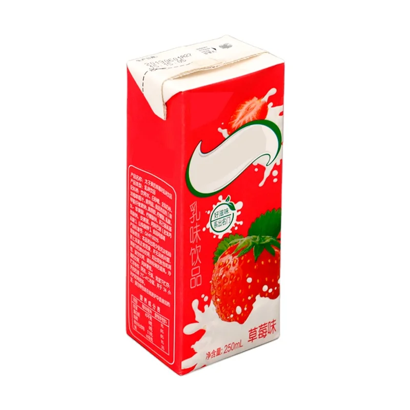 China Manufacturer Paper Packing Box For Juice And Milk Juice Paper Pack Brick Carton Packaging