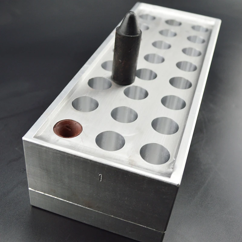 Custom Wax Jumbo Crayon Melt Molds Metal 24 Cavities  Pen Shape