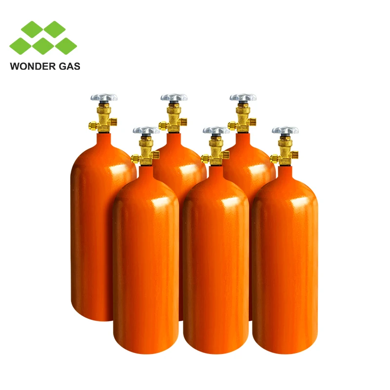 3.6L DOT3AA Oxygen Nitrogen Carbon Dioxide Argon Gas Cylinder Bottle Tank For Medical Industrial Use 1L-120L