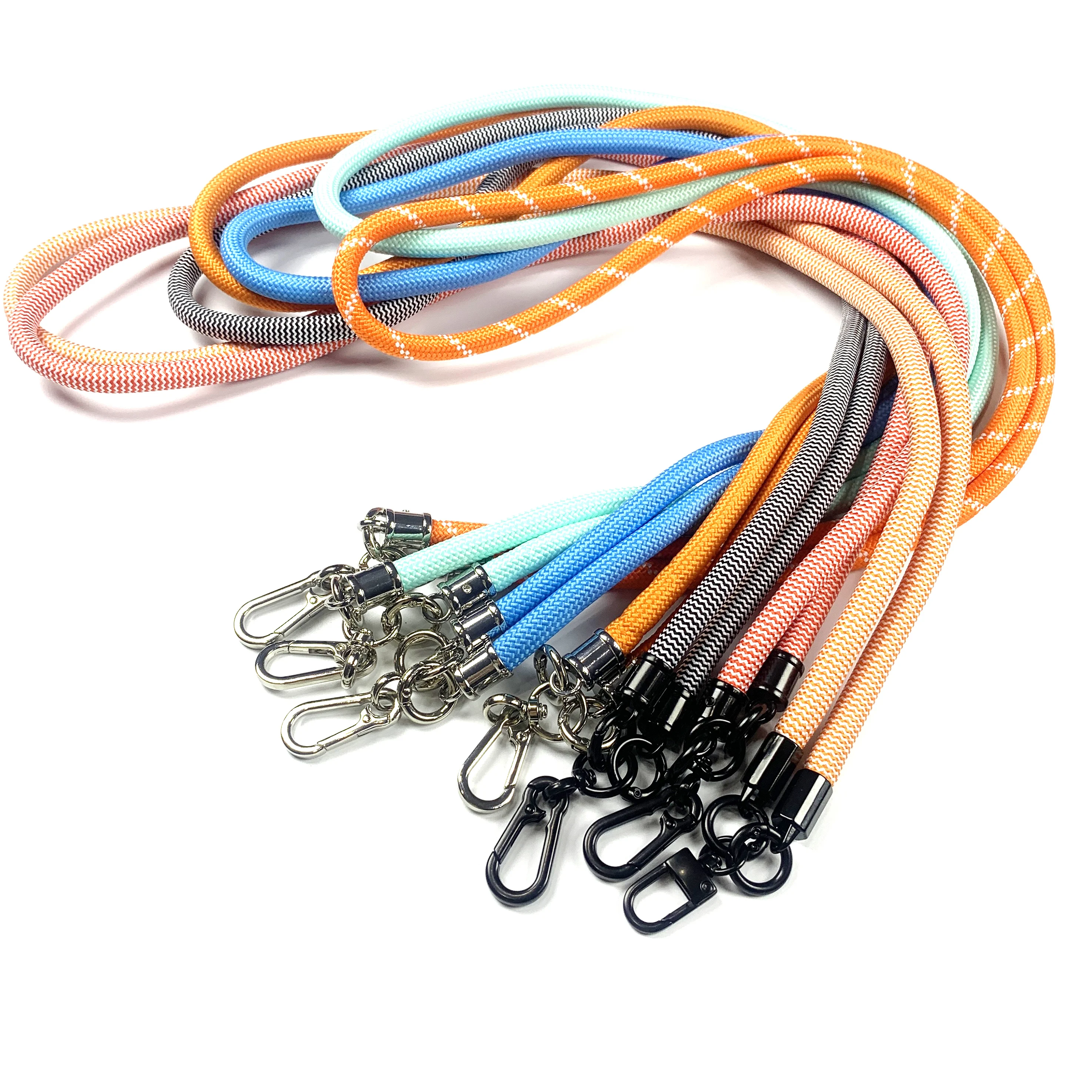 Side Corn Fibre 40cm Pu Black Plain Cruise Tactical Logo Virgin Mary With Charger Thumb Hook Dye Sublimation Lanyards