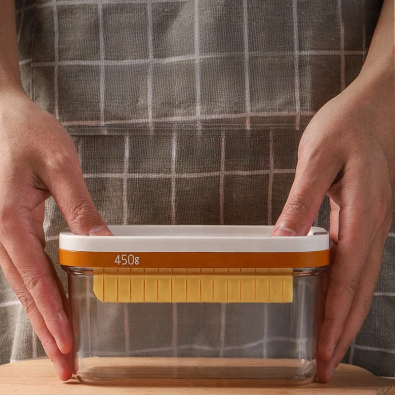 Butter Cutter with Storage Container Baking Tools 200g & 450g Cheese Graters Slicers Kitchen Gadgets Cheese Slicing