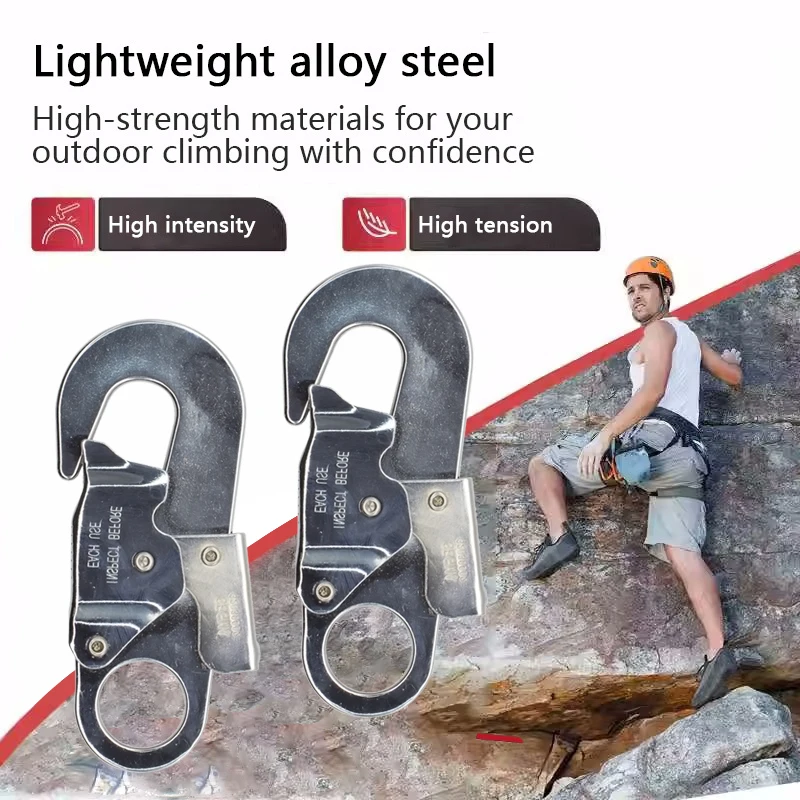 JENSAN Custom 23KN Metal Double Action Stamped Snap Hook For Fall Protection