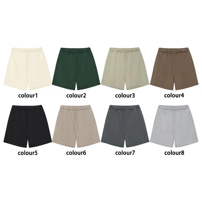 Men summer Loose French Terry Running Training Sports Shorts Custom Logo Man Street Casual Fitness Workout Shorts