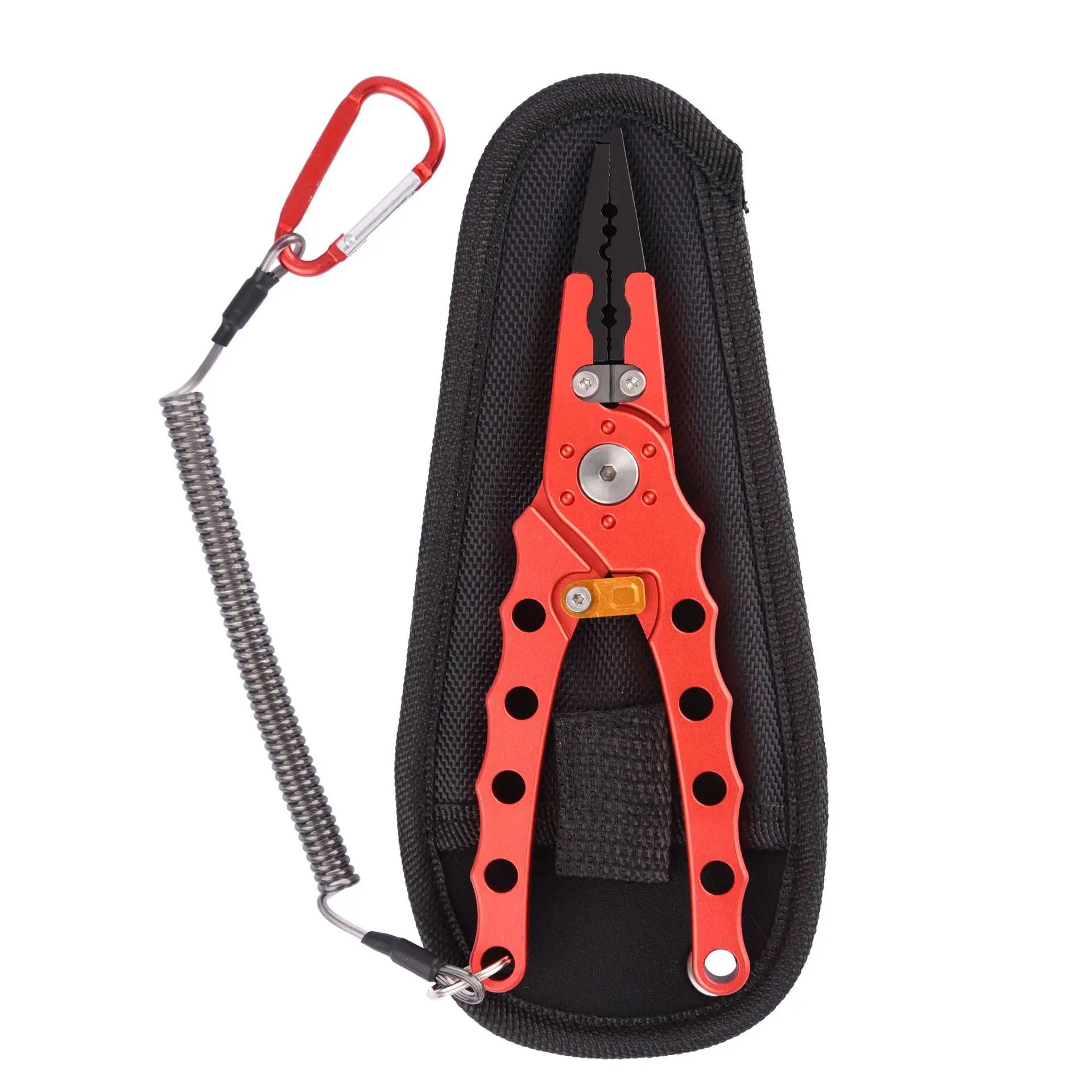 Jetshark 185mm*60mm 126g Strengthen Stainless Steel Multifunctional Fish Grip Fishing Line Cutting Scissors Fishing Pliers