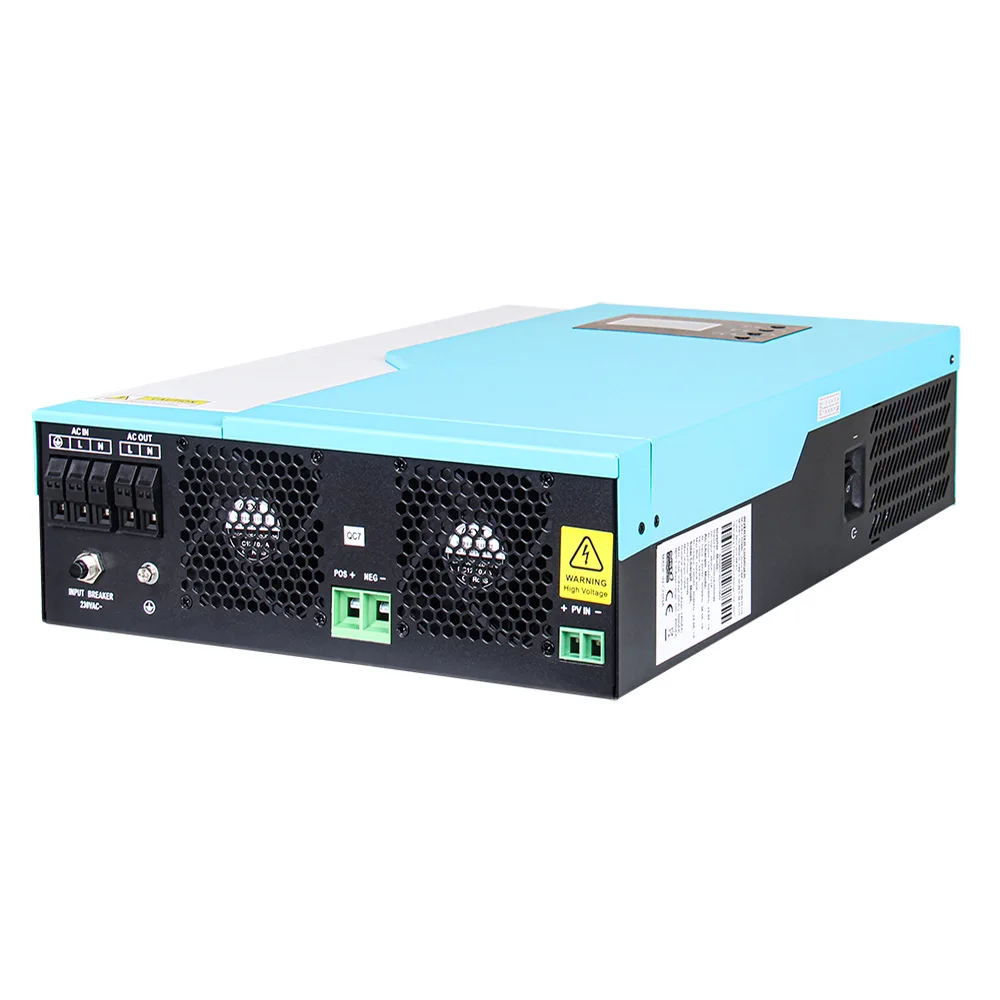 Factory inverter 48v 5.5kw 5kw off grid solar system inverter built in 100A MPPT solar controller
