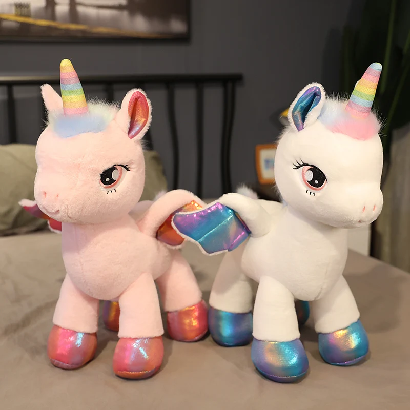 Rainbow Pegasus Unicorn doll plush toys stuffed animal horse