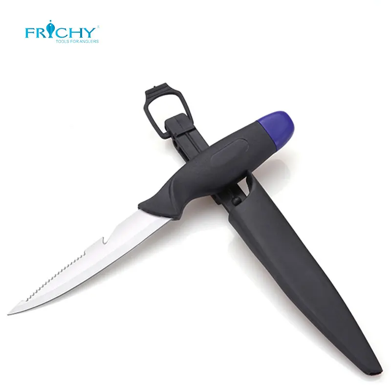 Outdoor Camping Non-Slip Soft Handle Fin Cutting Kitchen Fishing Floating Fillet Knife With PP Handle