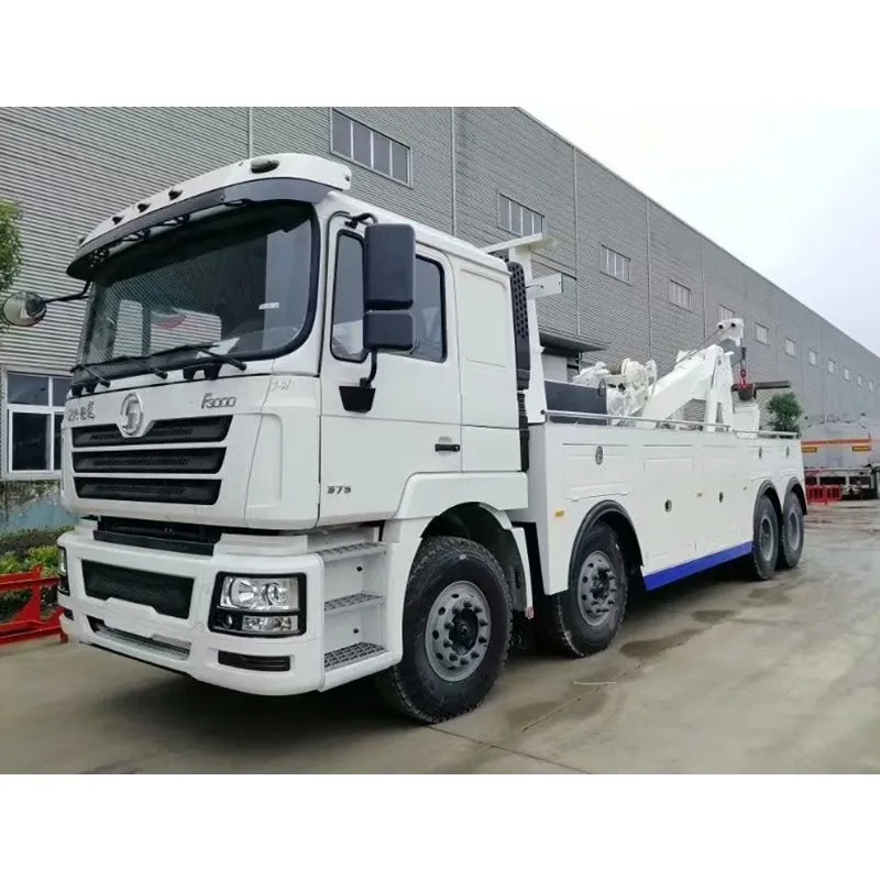 8X4 Shacman 40ton 50 ton 60 ton heavy duty rotator wrecker tow truck for sale