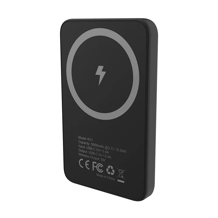 
 TRUSDA RC1.10W лучшая маленькая Магнитная Беспроводная портативная зарядка в 5000 мАч с выходом быстрой зарядки 10 Вт для всех сотовых телефонов  