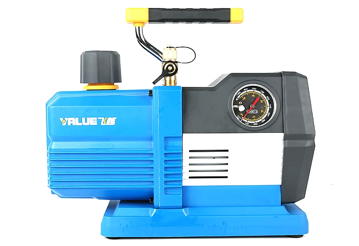 VRP-8DV HVAC Refrigerant Vacuum Pump Built-in Solenoid Valve Embedded Vacuum Gauge Variable Frequency Drive Motor