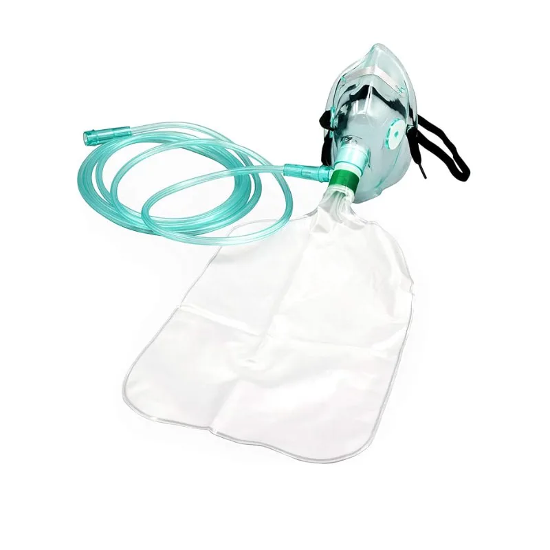 Wholesale PVC disposable medical oxygen mask reservoir bag Non-Rebreather mask Oxygen Mask