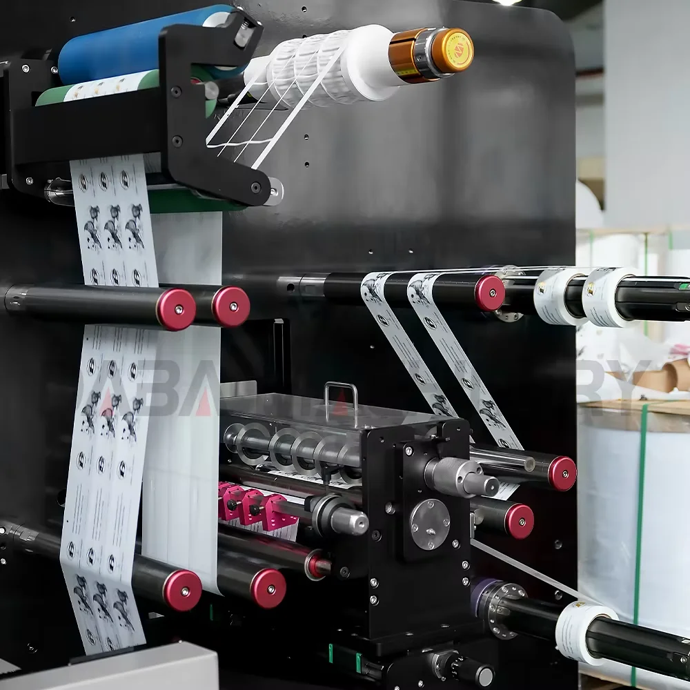 Automatic Label rotary flexo printing Die cutting slitting  conversion machine