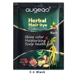 Black permanent hair dye shampoo