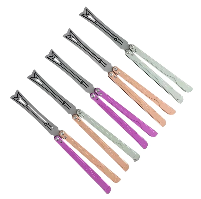 Real Butterfly Knife Butterfly Knife usb Flash Drive Custom Butterfly Knife  Aluminium Practice Toys