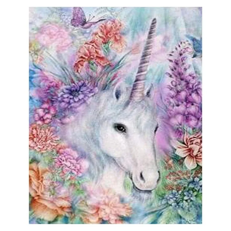 
Unicorn dream colorful diamond design cross stitch handicrafts diamond painting for kids 