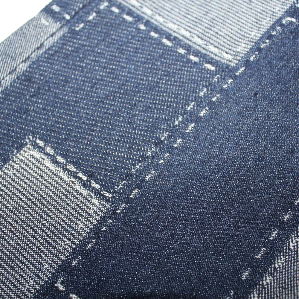 high-quality comfortable Slub denim fabric 65 cotton stretch denim fabric Casual