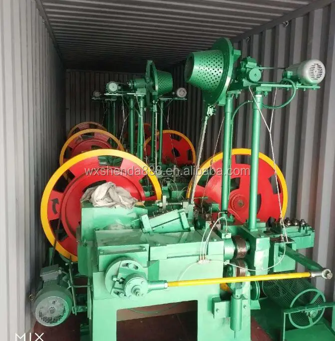 Automatic Umbrella Head Roofing Nails Machine/Roofing Nails Making Machine Popular in Kenya Uganda