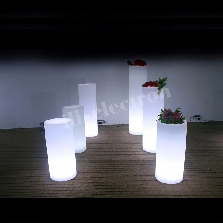 Infarad Remote control illuminated led Glowing pillar