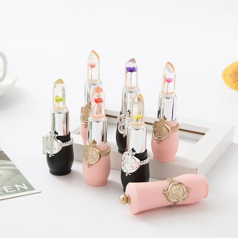 Akiaco Professional OEM Factory Of High Quality Beauty Makeup Custom Cosmetics Pink Lip Balm Temperature Change Lip Balm