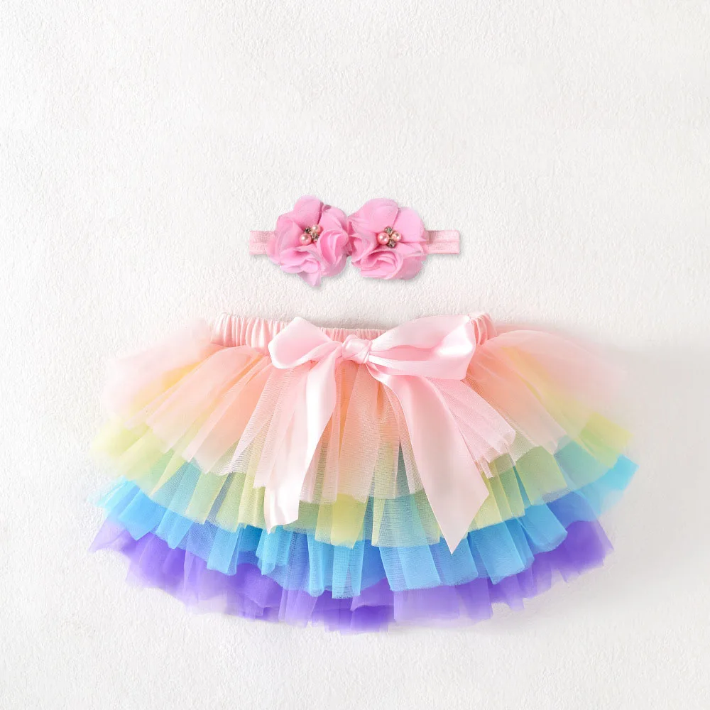 Fashion  Girls Baby Dresses Short Skirts One Year Baby Tutu Skirt Newborn Toddlers Baby Clothing