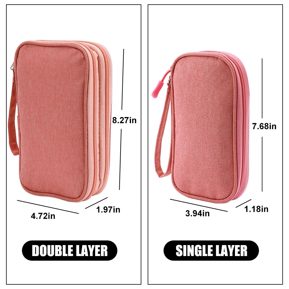 Multifunctional Nylon Fabric Mobile Power U Disk Storage Bag Hard Drive Case Tool Organizer