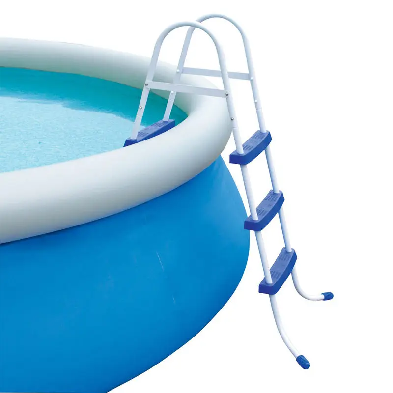 Outdoor Swimming Step Pool Slide Ladders Folding 304 Steel 3 Step Ladders Easy Store Step for Above-ground and In-ground Piscina