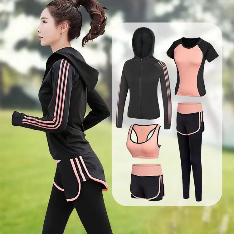 New Arrival Women Gym Clothing Outfit Workout Active Wear Set Yoga Suit Sportswear