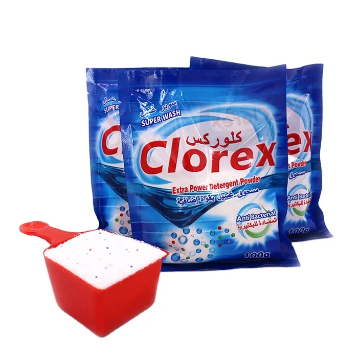 Улучшенное яркое моющее средство пропущенный стиральный порошок с высокой пеной