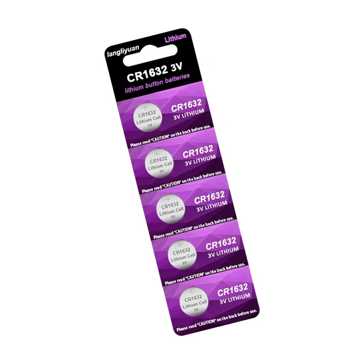  Высококачественная кнопочная литиевая монетница cr 1632 батарея cr1632