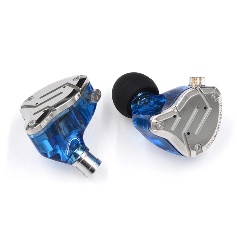  KZ ZS10 Pro 4BA + 1DD гибридные наушники-вкладыши 12 драйверов Hi-Fi гарнитура DJ монитор