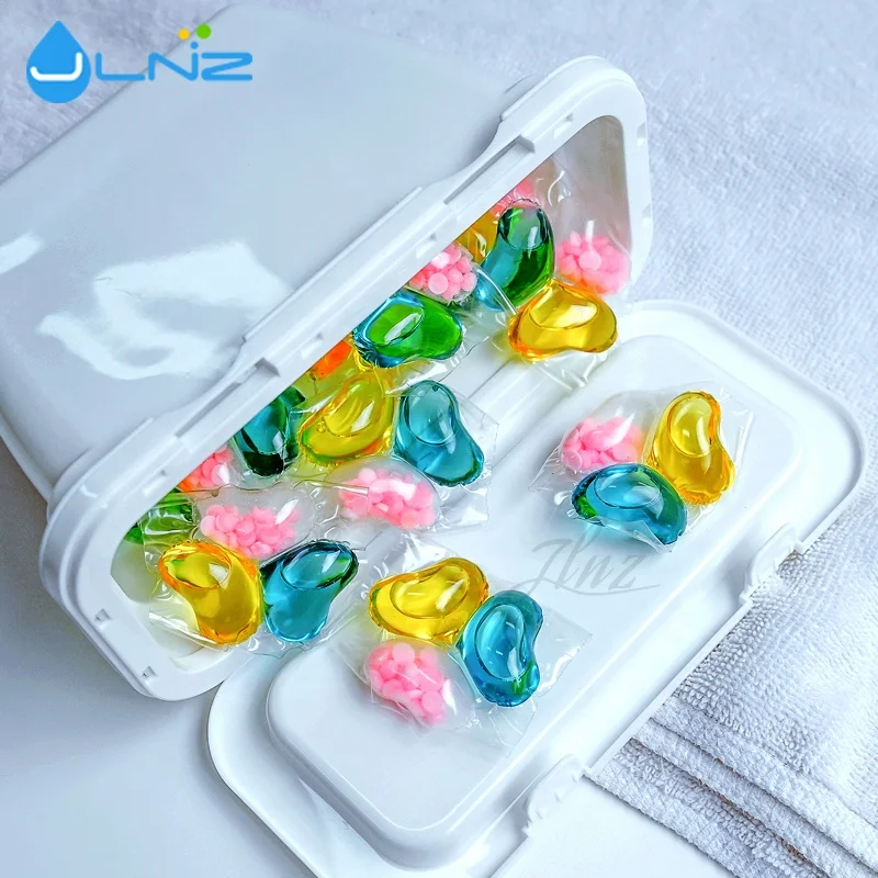 OEM disposable soap concentrate pods plant based laundry detergent washing capsules