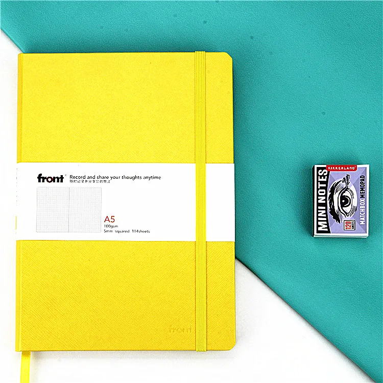 Custom Printing Planner Logo Blackpink Journal Notebook High Grade Novelty A5 Thread Sewing Dot Grid Notebook PU Leather 5-7days