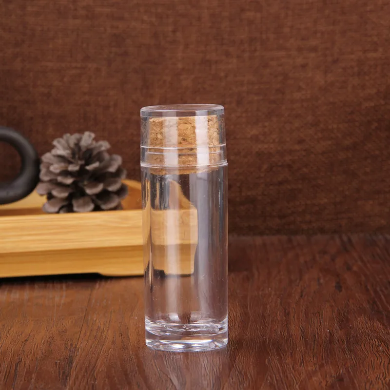 1g saffron bottle small plastic tube with cork lid