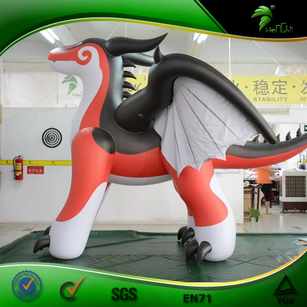 3 D Inflatable Red Dragon Balloon Cartoon Zenith Dragon Character Toy Hongyi SPH Doll