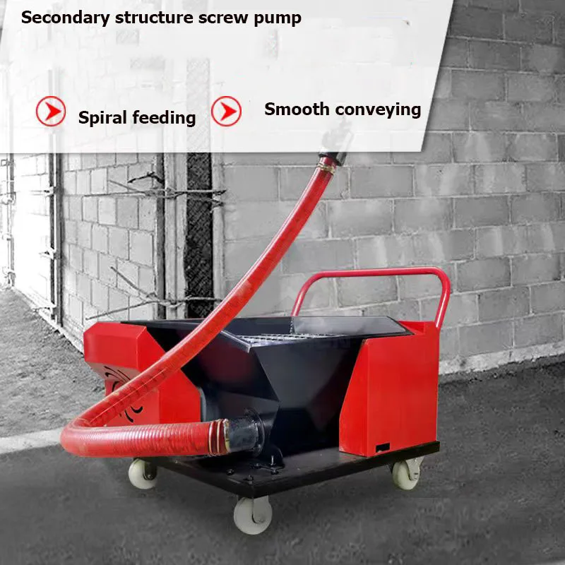 Small secondary structure feeding machine Concrete secondary structure loading machine Concrete mixer cement mortar