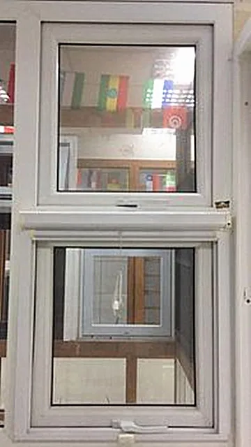 Chinese Factory Price UPVC Glass Panes Black Color Pvc Top Hung Windows Vinyl Profile Awning Window Design