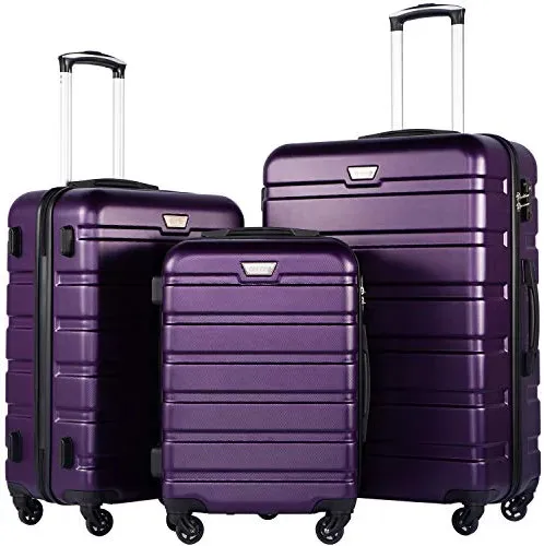 Factory OEM 3 PCS ABS Suitcase Set Travel 20 24 28 inch Hard Luggage Set Rolling Luggage on Wheels