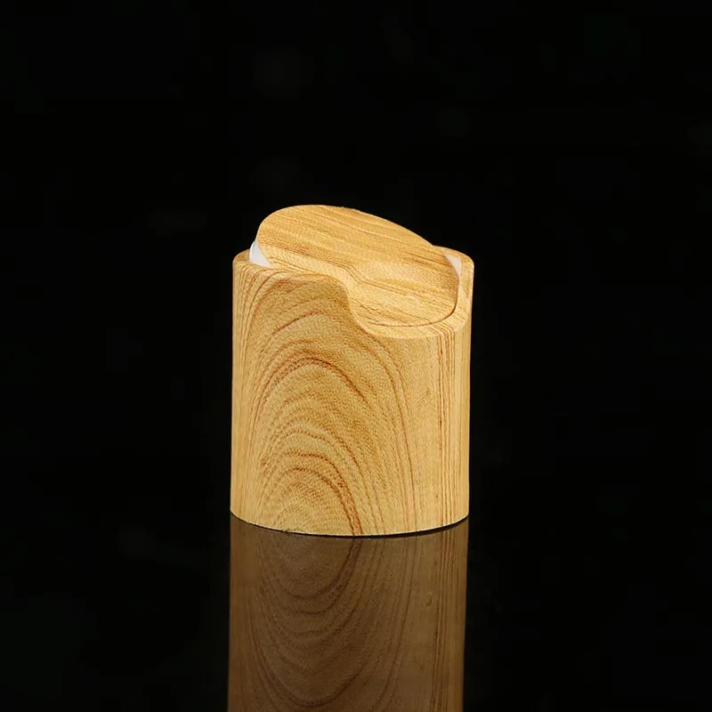 24/410 water transfer print cap wooden look deco  lotion pump 28/410 shampoo pump
