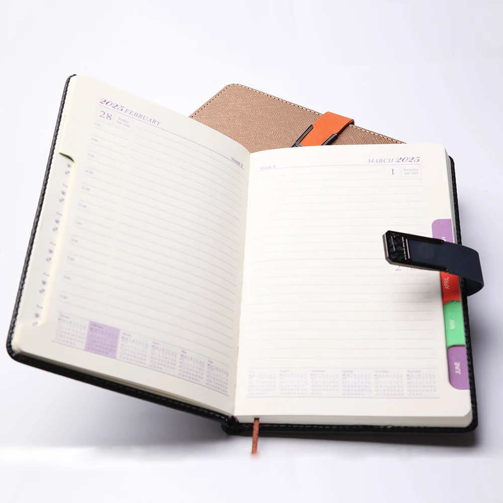 Custom logo Hard Cover Notebook B5,A5,A6 Pu Laser Engraved Gift logo unique notebook journal plan book notebooks customizable