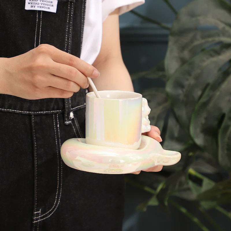 300ml Bear Design Ceramic Coffee Mugs Coffee Water Cup Tea Mug Gift Set