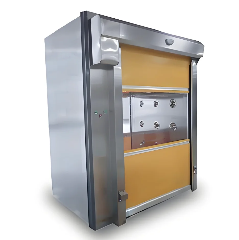 Manufacturer Supplier High Efficiency Fully Automatic Air Shower Clean Room Quick Rolling Door Cargo Shower Room