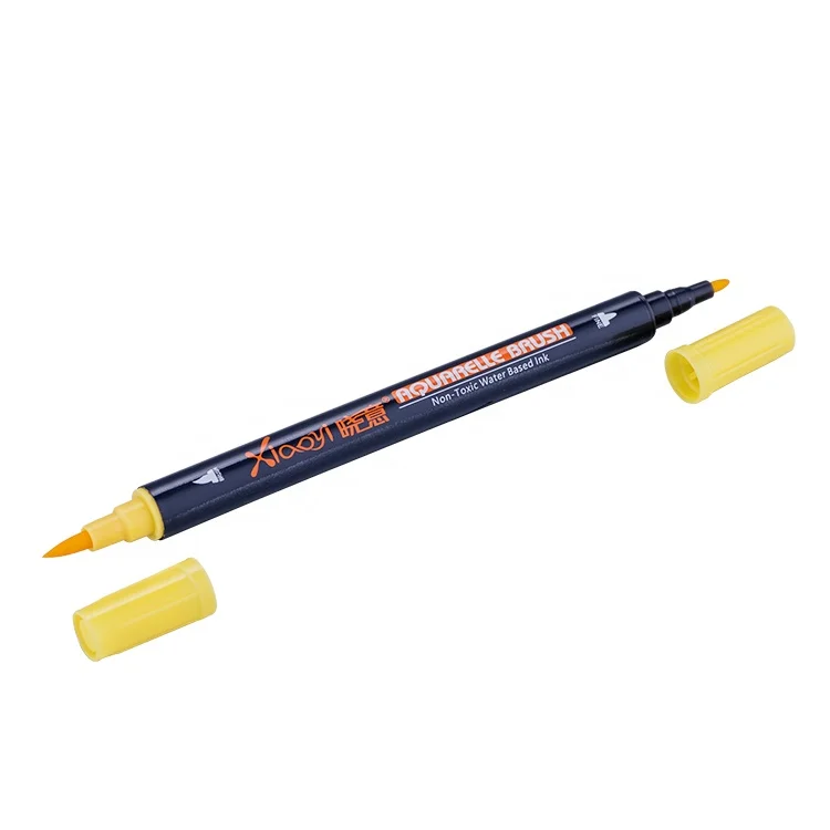 Wholesale Promotional 12 24 36 Pack Dual Tip Soft Brush Marker Pen