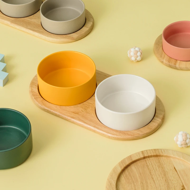 Производитель, кормушка для питомцев с регулируемой подставкой, креативная керамическая миска для воды и еды, портативная безопасная миска для питомцев, миски для собак и кошек