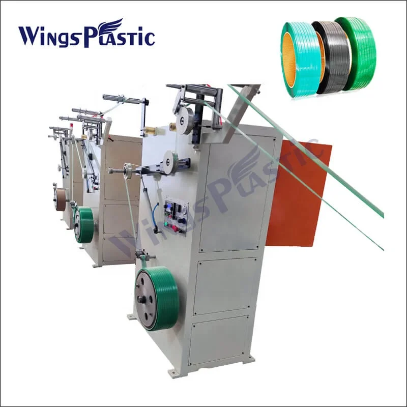 Automatic PET PP plastic packing belt winding machine