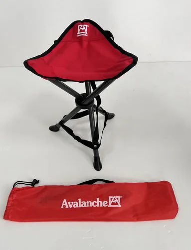 Small Lightweight Triangular Stool Outdoor Folding Beach Portable Fishing Chair Camping Tripod Stool