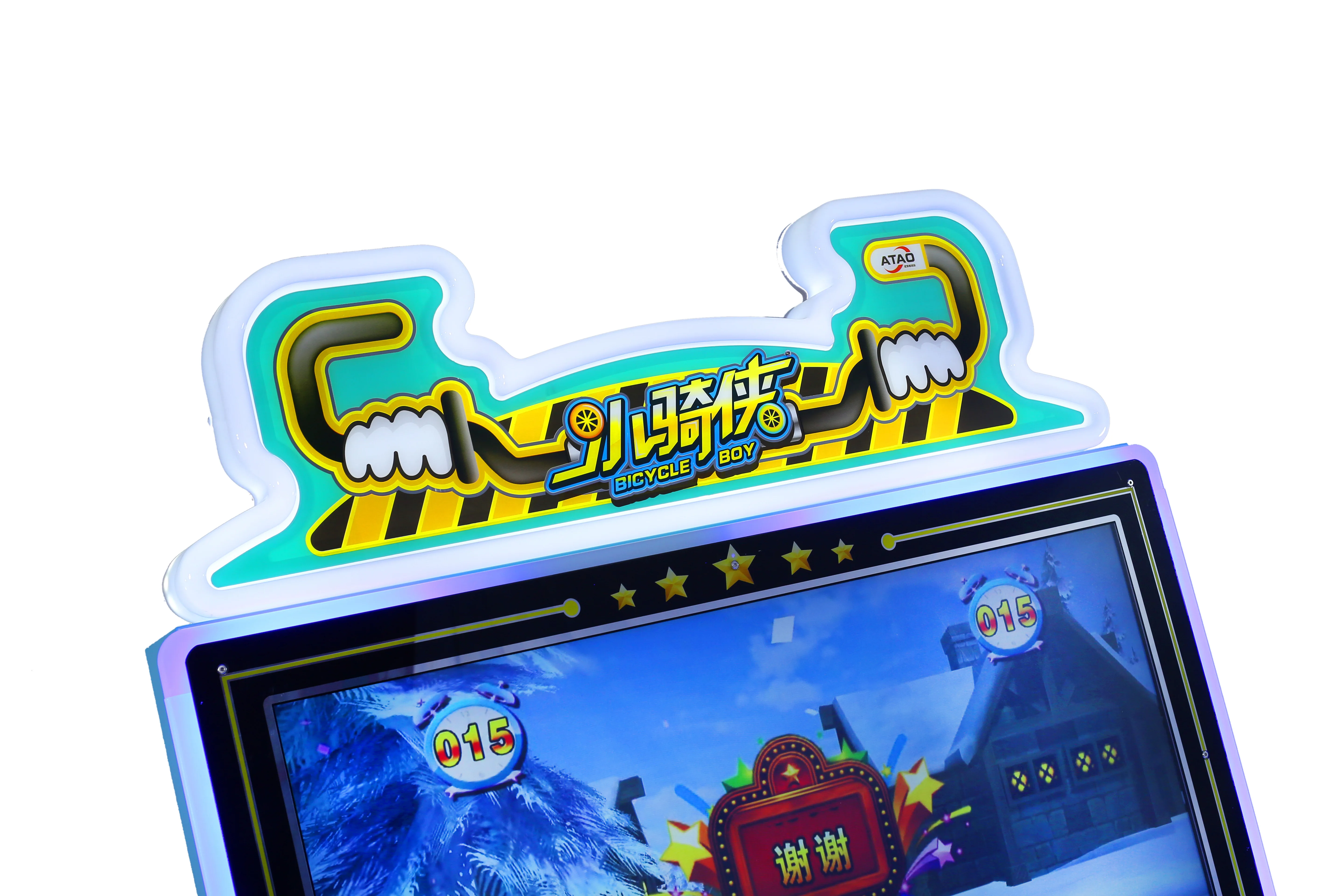 coin operated bicycle video games racing arcade Indoor Sports Entertainment simulator arcade game machine for kids