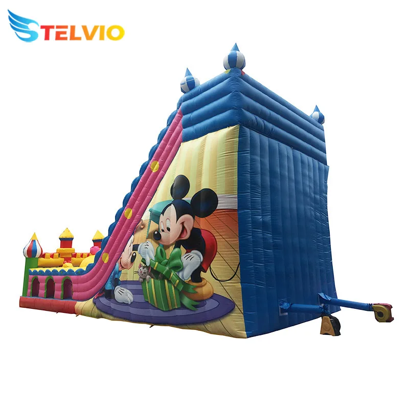 Factory Cheap Large Bouncy Jumping Castles Slides Bouncer Playground Big Commercial Kids Inflatable Bounce  Slide For Sale