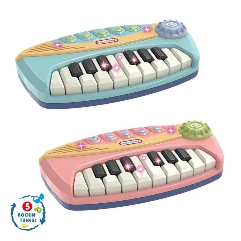 
amazon hot sell toy kid piano with 5 fun songs Kids Electronic Musical Instrument Piano Learning Toy Keyboard 