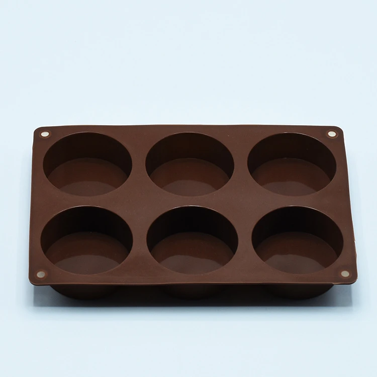 6 cylinder silicone cake mold household jelly pudding mold chocolate mold DIY handmade soap