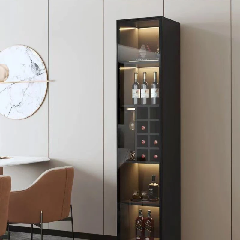Elegant LED Glass Shelves for Bedroom Wardrobes, Living Room Decor, and Wine Storage